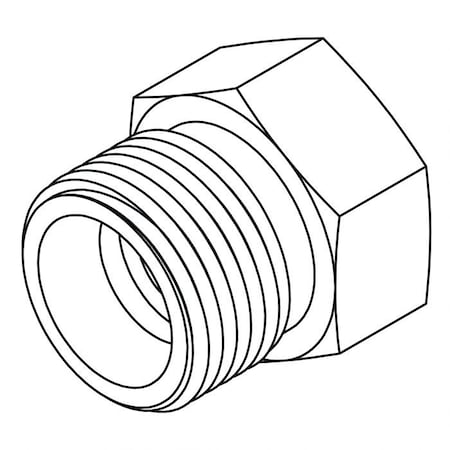 Hydraulic Fitting-Metric CompressionL12(18X1.5) TUBE PLUG